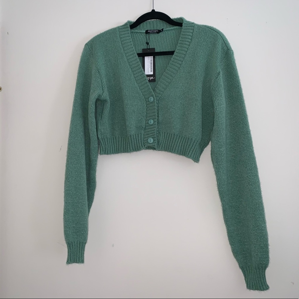 nwt nasty gal cropped cardigan
